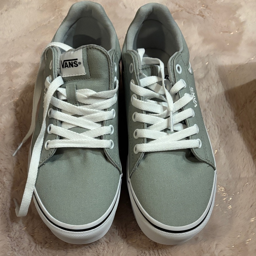 Vans Light Grey Canvas Sneakers (NEW)